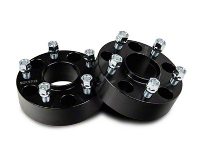 Mammoth 2-Inch Billet Wheel Spacers; Black (20-25 Jeep Gladiator JT)