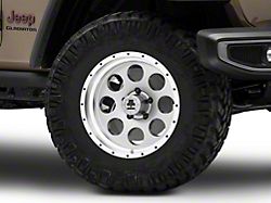 Mammoth 8 Aluminum Simulated Beadlock Anthracite Wheel; 17x9; -6mm Offset (20-26 Jeep Gladiator JT)