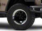 Mammoth 8 Aluminum Black Wheel; 17x9; -6mm Offset (20-26 Jeep Gladiator JT)