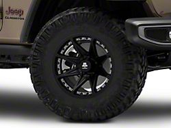 Mammoth Type 88 Matte Black Wheel; 17x9; -6mm Offset (20-25 Jeep Gladiator JT)
