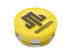 Mammoth Boulder Center Cap; Yellow (Fits Mammoth Boulder Wheels Only)