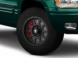 Mammoth 10 Hole Matte Black Wheel; 16x8; 0mm Offset (99-04 Jeep Grand Cherokee WJ)