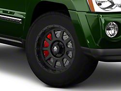 Mammoth 10 Hole Matte Black Wheel; 17x9; -6mm Offset (05-10 Jeep Grand Cherokee WK, Excluding SRT8)