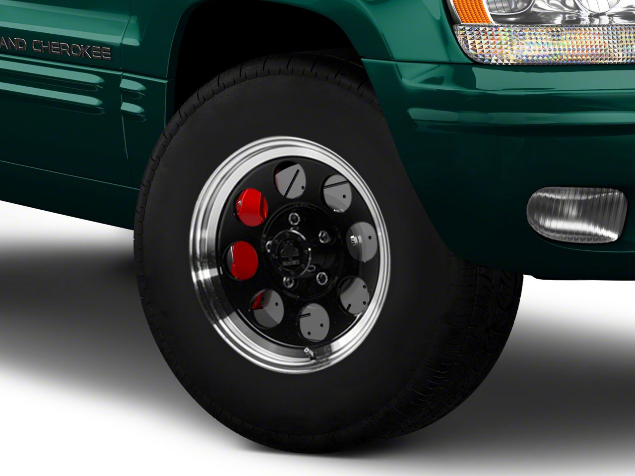 Mammoth Jeep Cherokee 8 Matte Black Wheel; 15x8; -20mm