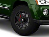 Mammoth 8 Aluminum Matte Black Wheel; 17x9; -6mm Offset (05-10 Jeep Grand Cherokee WK, Excluding SRT8)