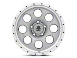 Mammoth 8 Aluminum Simulated Beadlock Anthracite Wheel; 17x9; -6mm Offset (05-10 Jeep Grand Cherokee WK, Excluding SRT8)