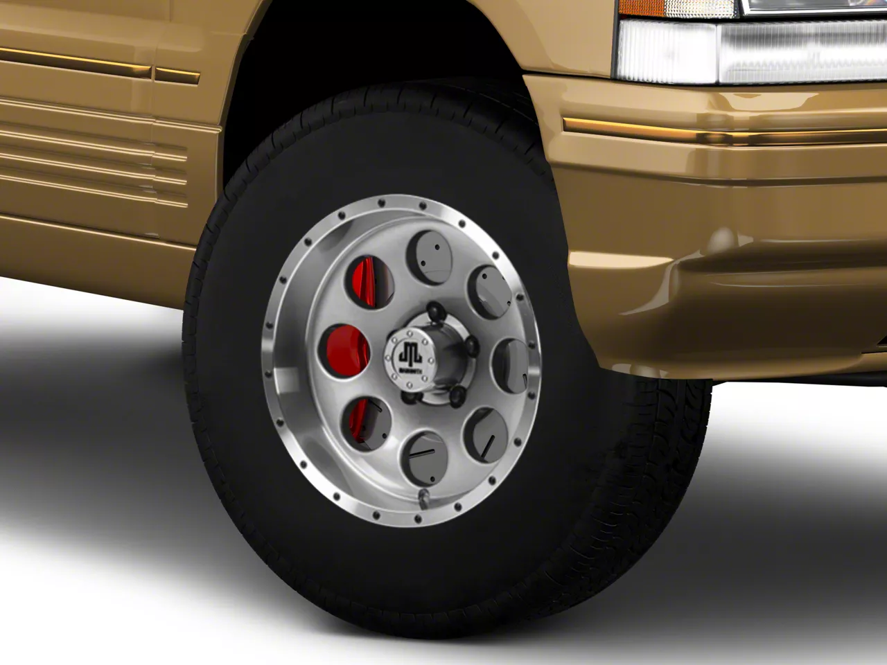 リョーガ RR5 Rough Country Jeep Grand Cherokee Steel Gray Wheel; 15x8