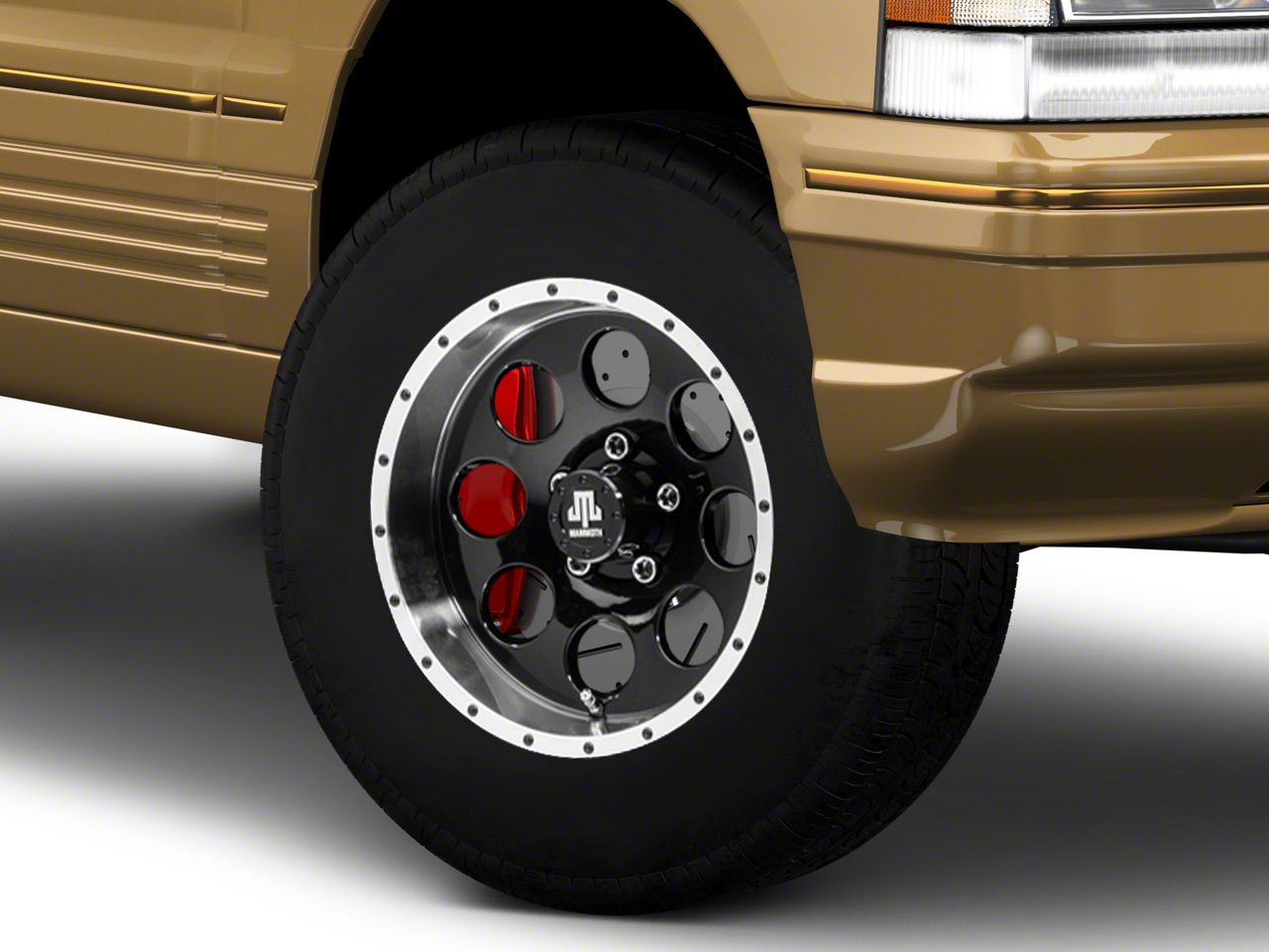 Mammoth Jeep Grand Cherokee 8 Simulated Beadlock Style Black