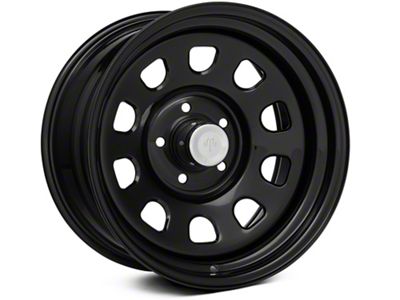 Mammoth 8 Steel Black Wheel; 17x9; -6mm Offset (05-10 Jeep Grand Cherokee WK, Excluding SRT8)