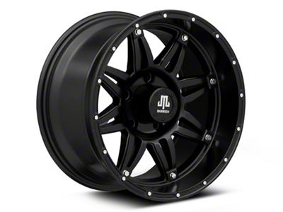 Mammoth Approach Matte Black Wheel; 17x9; -6mm Offset (05-10 Jeep Grand Cherokee WK, Excluding SRT8)