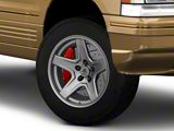 Mammoth Boulder Charcoal Wheel; 17x9; -6mm Offset (93-98 Jeep Grand Cherokee ZJ)