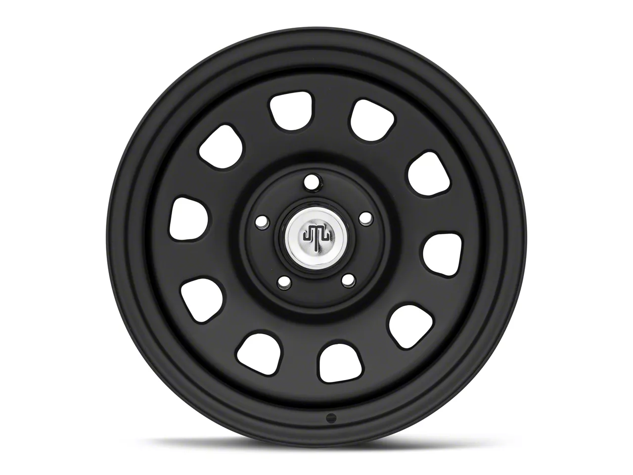 Mammoth Jeep Grand Cherokee D Window Matte Black Steel Wheel; 17x9 ...