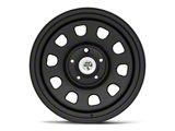 Mammoth D Window Matte Black Steel Wheel; 17x9; -6mm Offset (05-10 Jeep Grand Cherokee WK, Excluding SRT8)