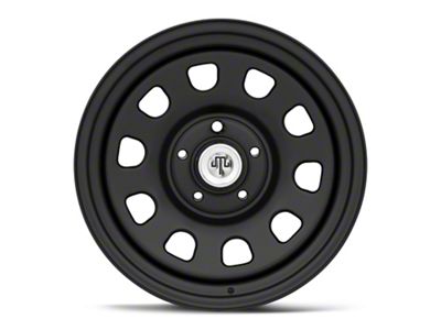 Mammoth D Window Matte Black Steel Wheel; 17x9; -6mm Offset (05-10 Jeep Grand Cherokee WK, Excluding SRT8)