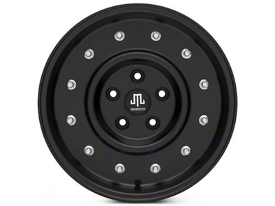 Mammoth General Matte Black Wheel; 17x9; -6mm Offset (05-10 Jeep Grand Cherokee WK, Excluding SRT8)