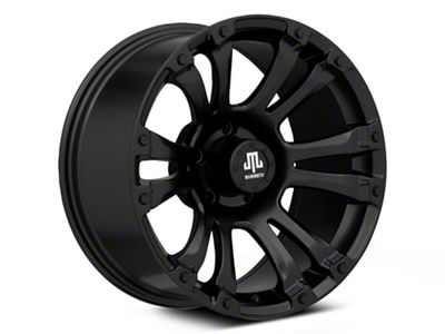 Mammoth Madness Matte Black Wheel; 18x9; -6mm Offset (22-25 Jeep Grand Cherokee WL)