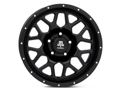 Mammoth Mesh Simulated Beadlock Satin Black Wheel; 17x9; -6mm Offset (05-10 Jeep Grand Cherokee WK, Excluding SRT8)