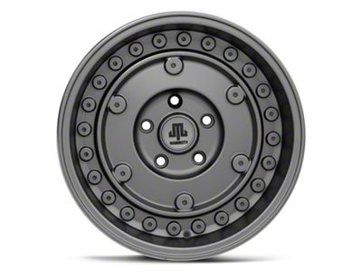 Mammoth Militant Charcoal Wheel; 17x9.5; -12mm Offset (05-10 Jeep Grand Cherokee WK, Excluding SRT8)