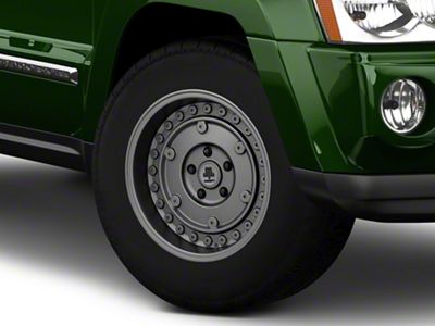 Mammoth Militant Charcoal Wheel; 17x9.5; -12mm Offset (05-10 Jeep Grand Cherokee WK, Excluding SRT8)