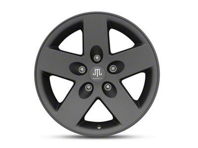 Mammoth Moab Charcoal Wheel; 17x9; -6mm Offset (05-10 Jeep Grand Cherokee WK, Excluding SRT8)