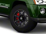 Mammoth Wheeler Matte Black Wheel; 17x9; -6mm Offset (05-10 Jeep Grand Cherokee WK, Excluding SRT8)