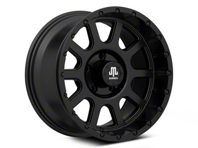 Mammoth 10 Hole Matte Black Wheel; 17x9; -6mm Offset (99-04 Jeep Grand Cherokee WJ)