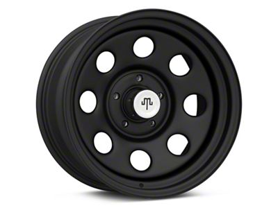 Mammoth 8 Steel Matte Black Wheel; 17x9; -6mm Offset (99-04 Jeep Grand Cherokee WJ)