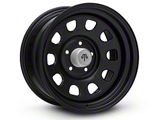 Mammoth D Window Black Steel Wheel; 17x9; -6mm Offset (99-04 Jeep Grand Cherokee WJ)