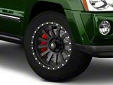 Mammoth 12 Hole Beadlock Satin Black Wheel; 18x9; -6mm Offset (05-10 Jeep Grand Cherokee WK)