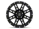 Mammoth Vader Simulated Beadlock Matte Black Wheel; 18x9; -6mm Offset (05-10 Jeep Grand Cherokee WK)