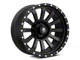 Mammoth 12 Hole Beadlock Satin Black Wheel; 18x9; -6mm Offset (11-21 Jeep Grand Cherokee WK2)