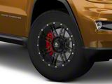Mammoth Vader Simulated Beadlock Matte Black Wheel; 18x9; -6mm Offset (11-21 Jeep Grand Cherokee WK2)