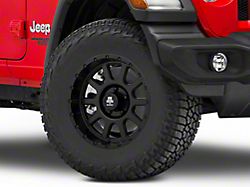 Mammoth 10 Hole Matte Black Wheel; 17x9 (18-24 Jeep Wrangler JL)
