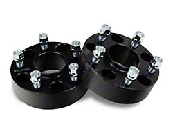 Mammoth 1.25-Inch Billet Wheel Spacers; Black (07-18 Jeep Wrangler JK)