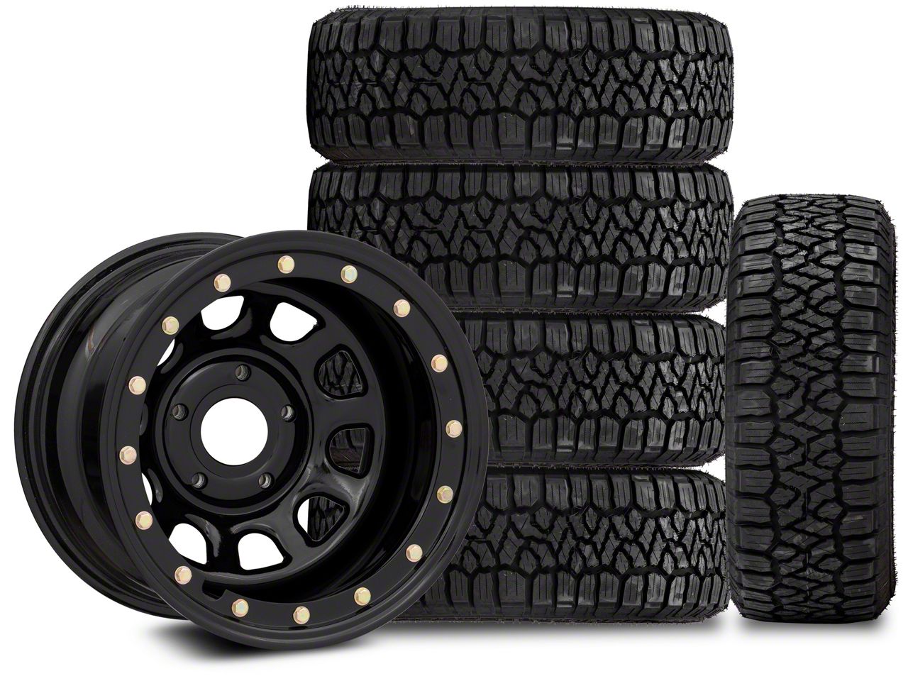 Hardrock Offroad Jeep Wrangler Hardcore Gloss Black Milled