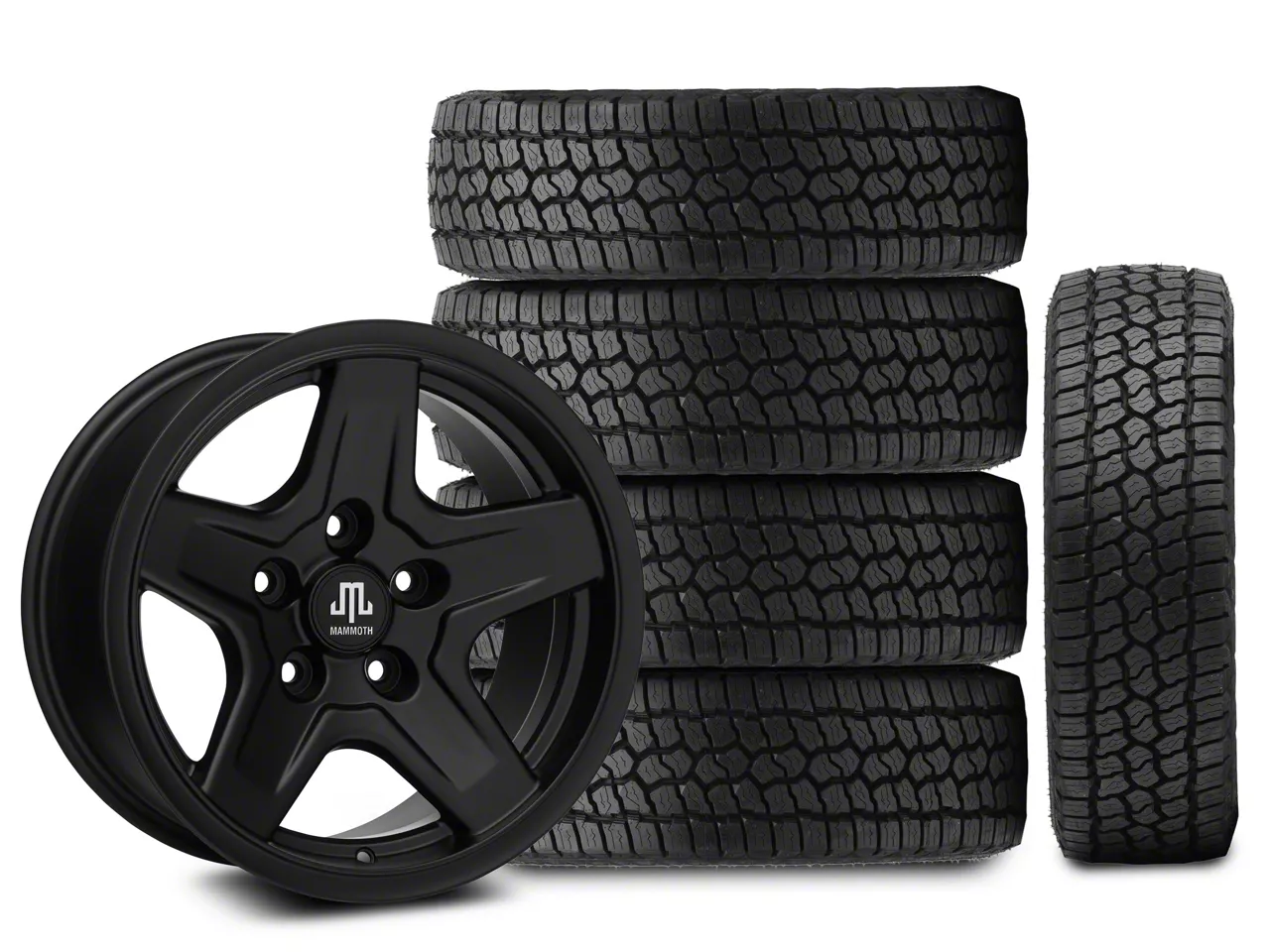 XD Jeep Wrangler Rockstar III Matte Black Wheel; 17x9; -12mm