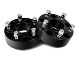 Mammoth 1.75-Inch Billet Wheel Spacers; Black (07-18 Jeep Wrangler JK)