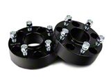Mammoth 1.75-Inch Billet Wheel Spacers; Black (18-25 Jeep Wrangler JL)