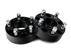 Mammoth 1.75-Inch Billet Wheel Spacers; Black (18-25 Jeep Wrangler JL)