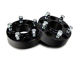 Mammoth 2-Inch Billet Wheel Spacers; Black (18-24 Jeep Wrangler JL)