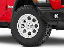 Mammoth 8 Aluminum Polished Wheel; 17x9; -6mm Offset (18-26 Jeep Wrangler JL)