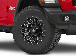 Mammoth Arachnid Satin Black Wheel; 17x9; -6mm Offset (18-26 Jeep Wrangler JL)