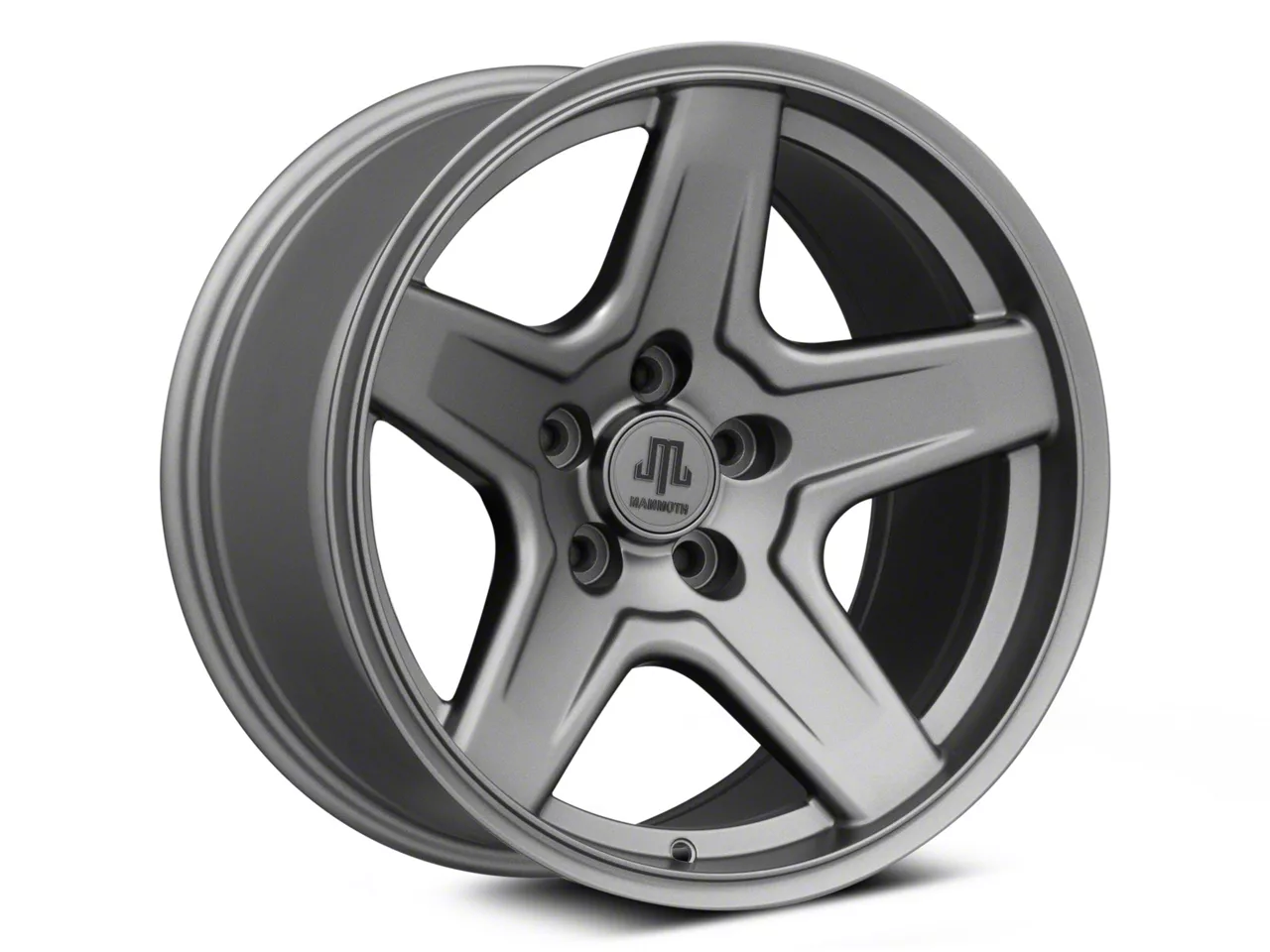 スロットマシン　シルバーイーグル Mammoth Jeep Cherokee Boulder Charcoal Wheel; 17x9; -6mm