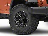 Mammoth Arachnid Satin Black Wheel; 17x9; -6mm Offset (07-18 Jeep Wrangler JK)