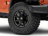 Mammoth Type 88 Matte Black Wheel; 17x9; -6mm Offset (07-18 Jeep Wrangler JK)