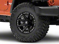 Mammoth Type 88 Matte Black Wheel; 17x9; -6mm Offset (07-18 Jeep Wrangler JK)