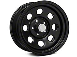 Mammoth 8 Steel Black Wheel; 17x9; -6mm Offset (18-25 Jeep Wrangler JL)
