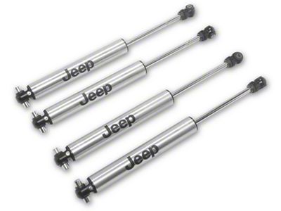 Jeep Licensed by Mammoth Pro-Series Nitrogen Charged Front and Rear Shocks for 0 to 1.50-Inch Lift (18-26 Jeep Wrangler JL)