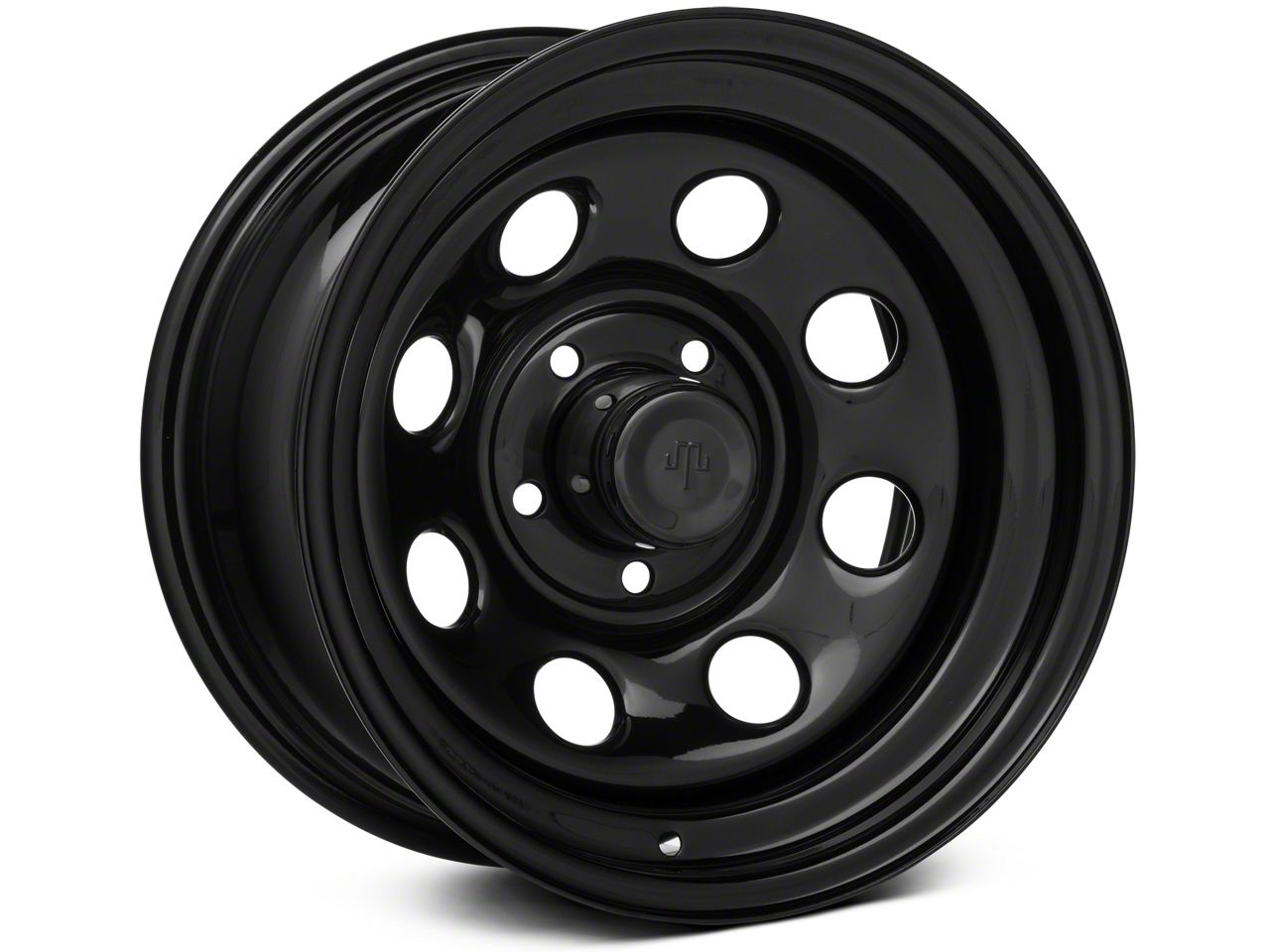 ヤギさん　デリンジャー　17インチ Mammoth Jeep Wrangler 8 Black Steel Wheel; 15x8; -19mm