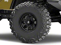 Mammoth 8 Matte Black Wheel; 15x8; -20mm Offset (97-06 Jeep Wrangler TJ)